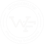 wonderflow logo, white with transparent background